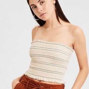 American Eagle Smocked Crop Top NWT Size XL
